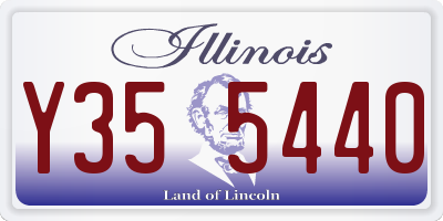 IL license plate Y355440