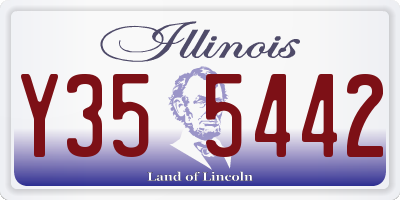 IL license plate Y355442
