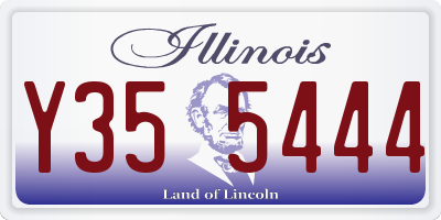 IL license plate Y355444