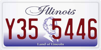 IL license plate Y355446
