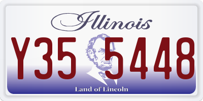 IL license plate Y355448