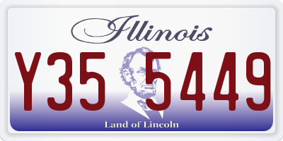 IL license plate Y355449