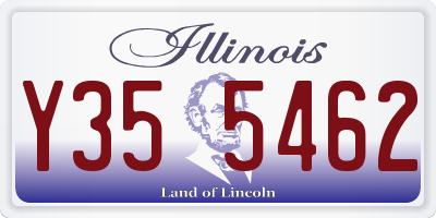 IL license plate Y355462