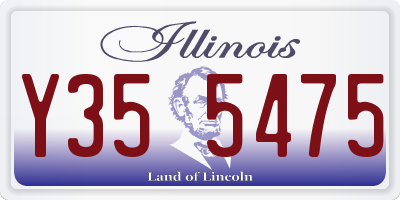 IL license plate Y355475