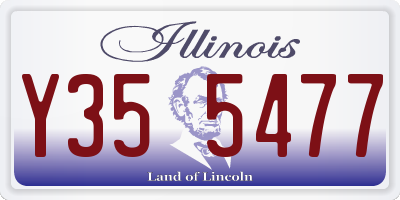 IL license plate Y355477