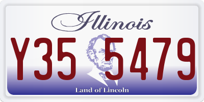 IL license plate Y355479