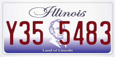 IL license plate Y355483