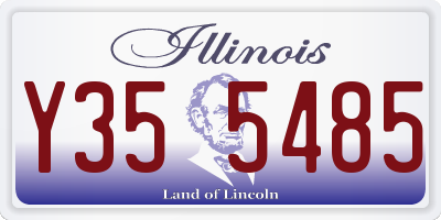 IL license plate Y355485