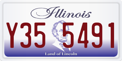 IL license plate Y355491