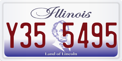 IL license plate Y355495