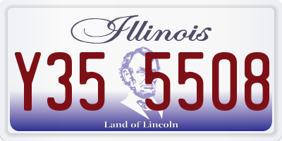 IL license plate Y355508