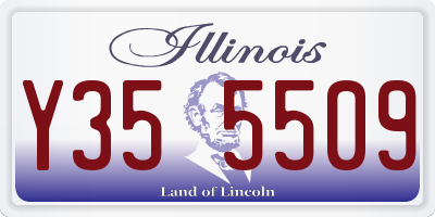 IL license plate Y355509