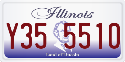 IL license plate Y355510