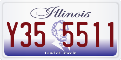 IL license plate Y355511