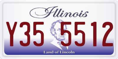 IL license plate Y355512