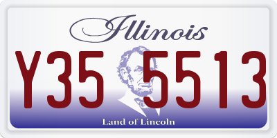 IL license plate Y355513