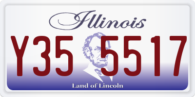 IL license plate Y355517