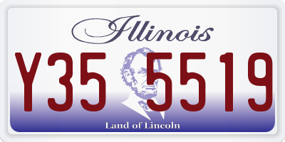 IL license plate Y355519