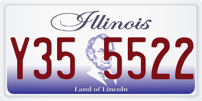IL license plate Y355522
