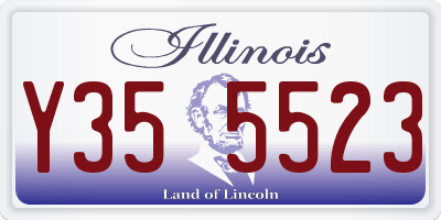 IL license plate Y355523