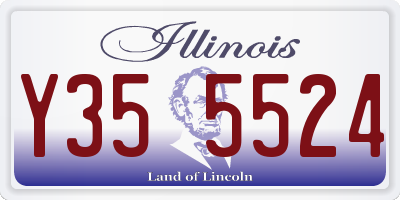 IL license plate Y355524