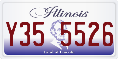 IL license plate Y355526