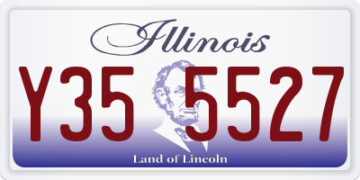 IL license plate Y355527