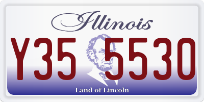 IL license plate Y355530