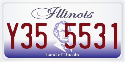 IL license plate Y355531
