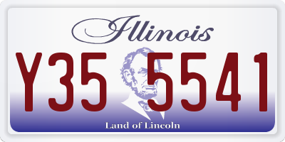 IL license plate Y355541