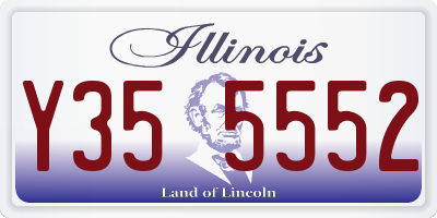 IL license plate Y355552