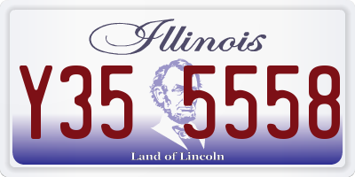 IL license plate Y355558