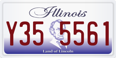 IL license plate Y355561