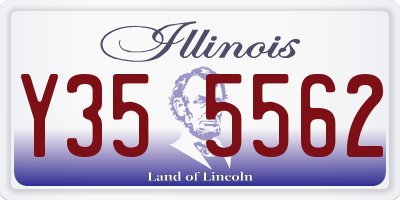 IL license plate Y355562