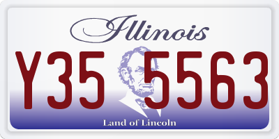 IL license plate Y355563