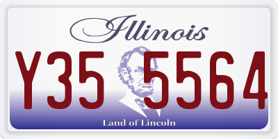 IL license plate Y355564