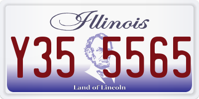 IL license plate Y355565
