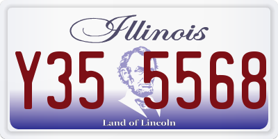 IL license plate Y355568