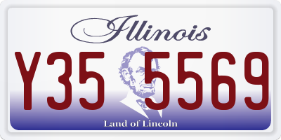 IL license plate Y355569