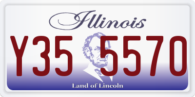 IL license plate Y355570