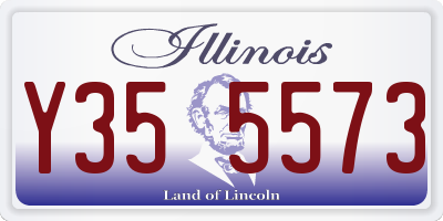 IL license plate Y355573