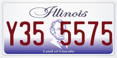 IL license plate Y355575