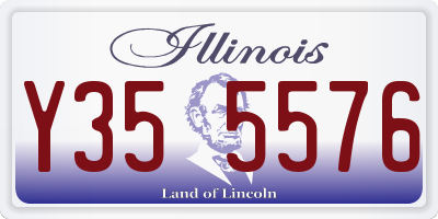 IL license plate Y355576