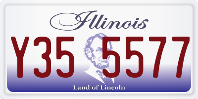 IL license plate Y355577