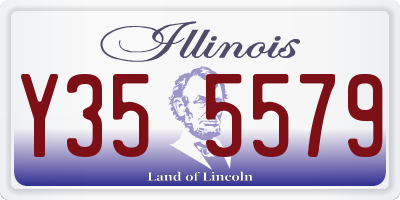 IL license plate Y355579