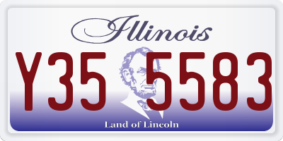 IL license plate Y355583