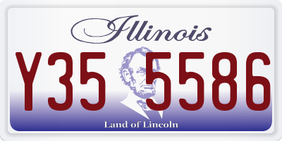 IL license plate Y355586