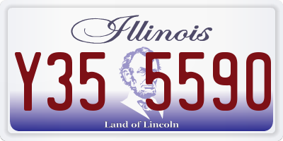 IL license plate Y355590