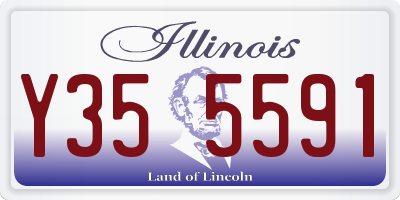 IL license plate Y355591
