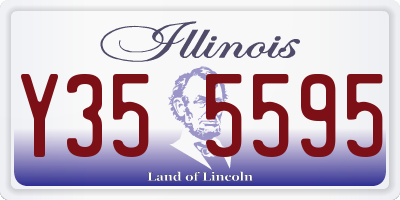IL license plate Y355595